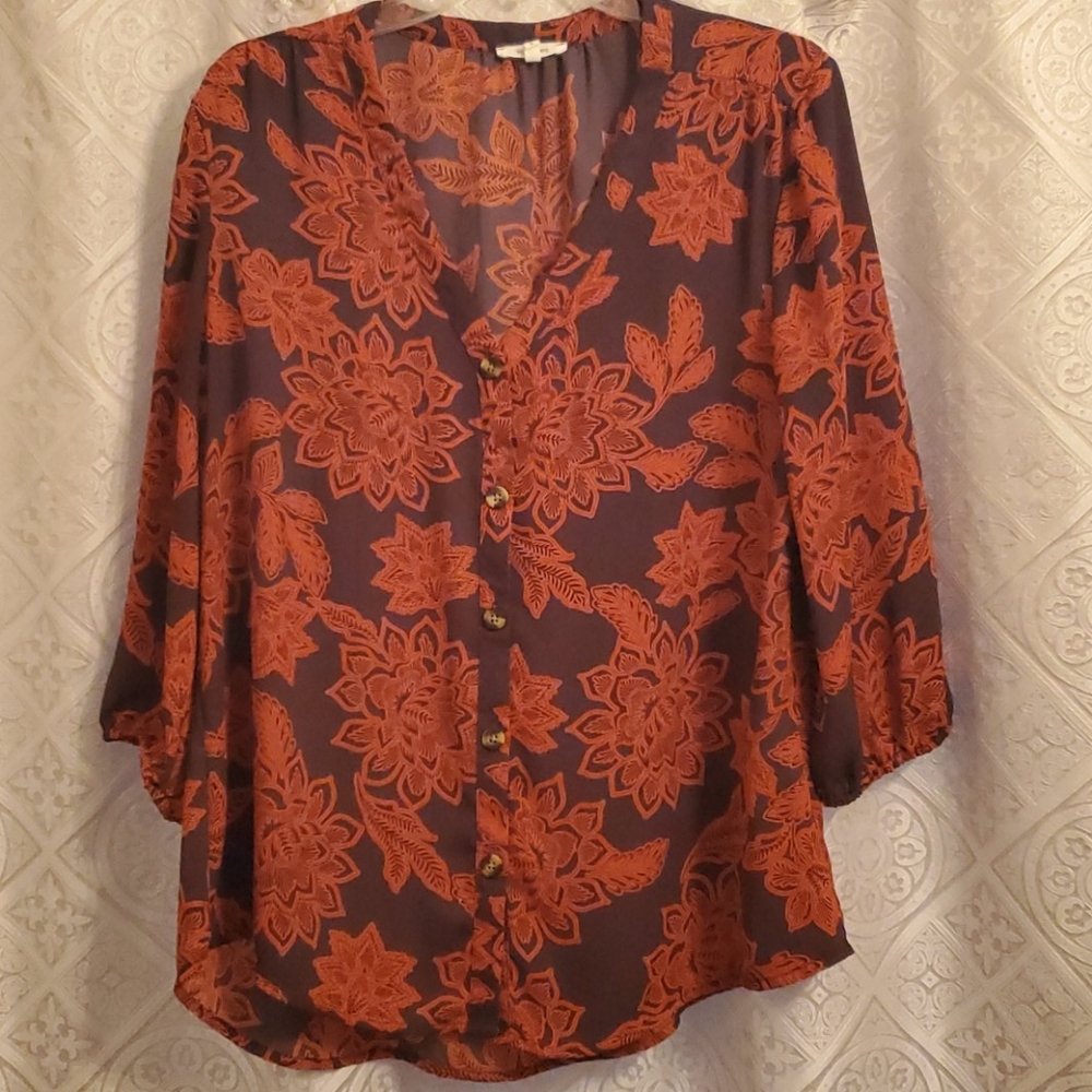 Sheer shirt